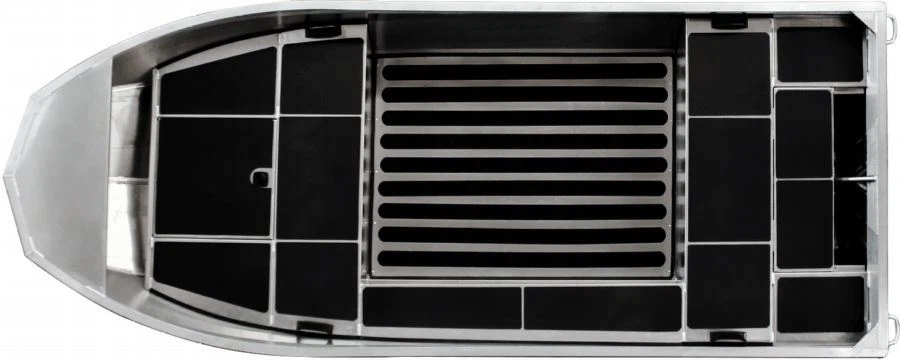 13 foot Aluminum V Hull Boat layout