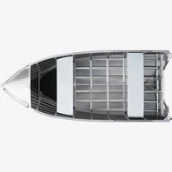 14 ft aluminium vissersboot