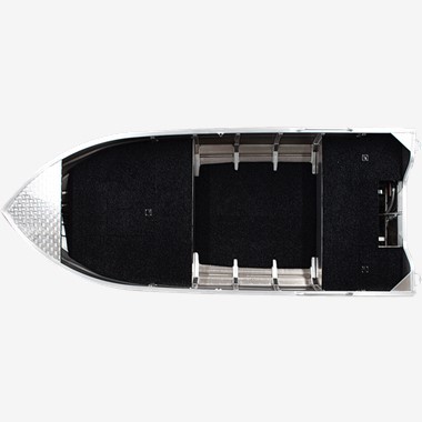 15 ft aluminium V-romp vissersboot