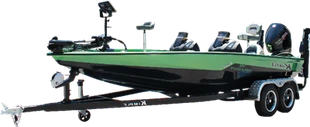 19 ft aluminium stroomlijnbastboot